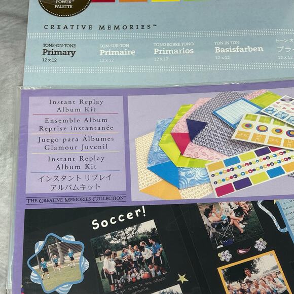 NIP Lot 6 1/2 Creative Memories Scrapbooking Paper Perfect Fit 12x12 & 10x12 - Picture 7 of 8